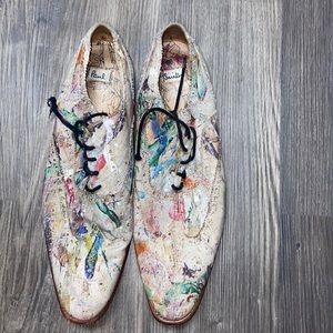 Paul Smith paint splattered wingtip